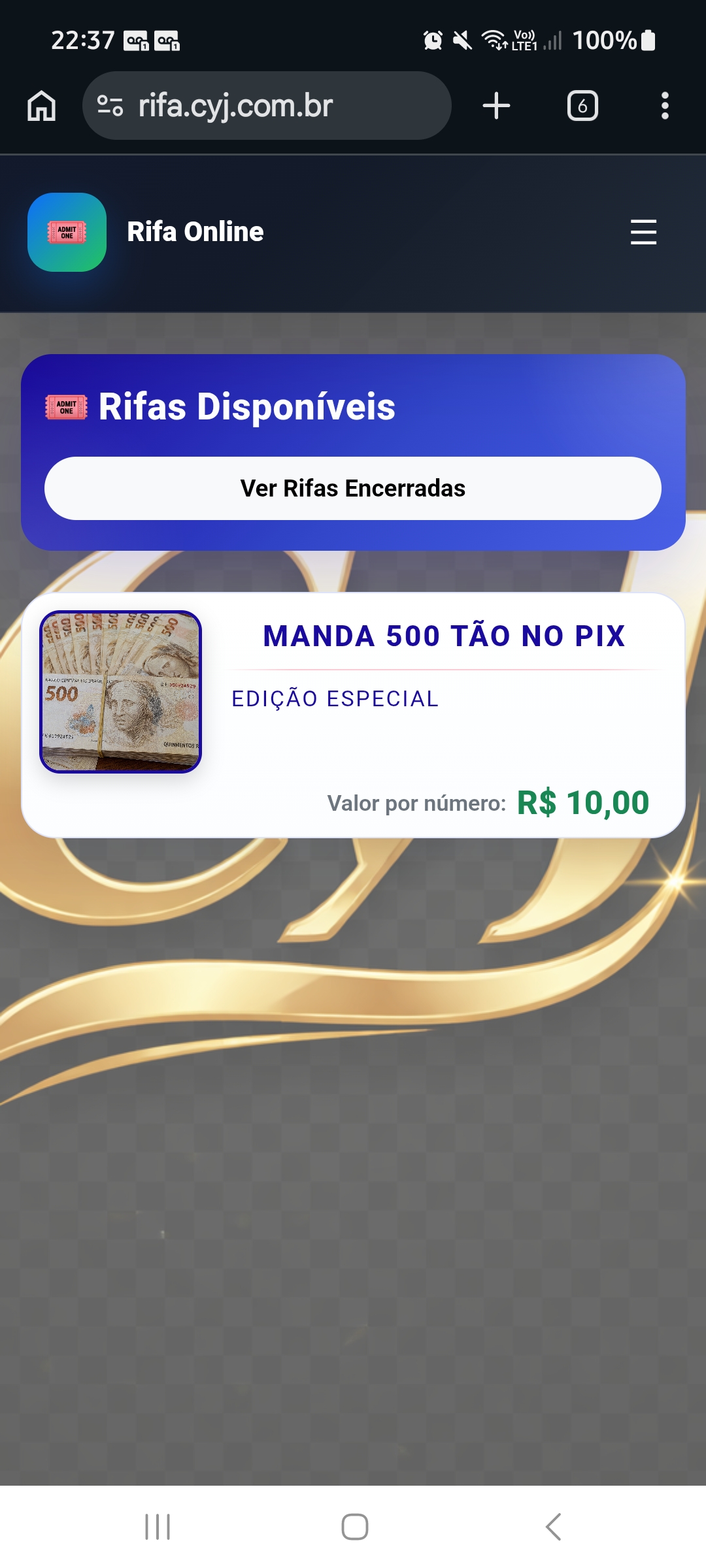 Imagem da rifa